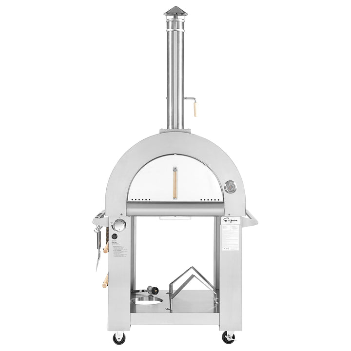 outdoor gas pizza oven-2