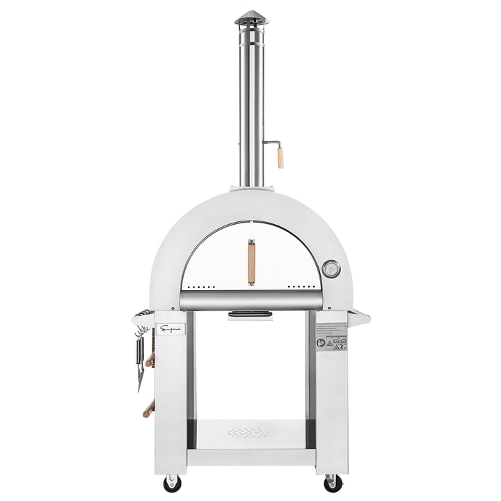 outdoor wood burning pizza oven-2