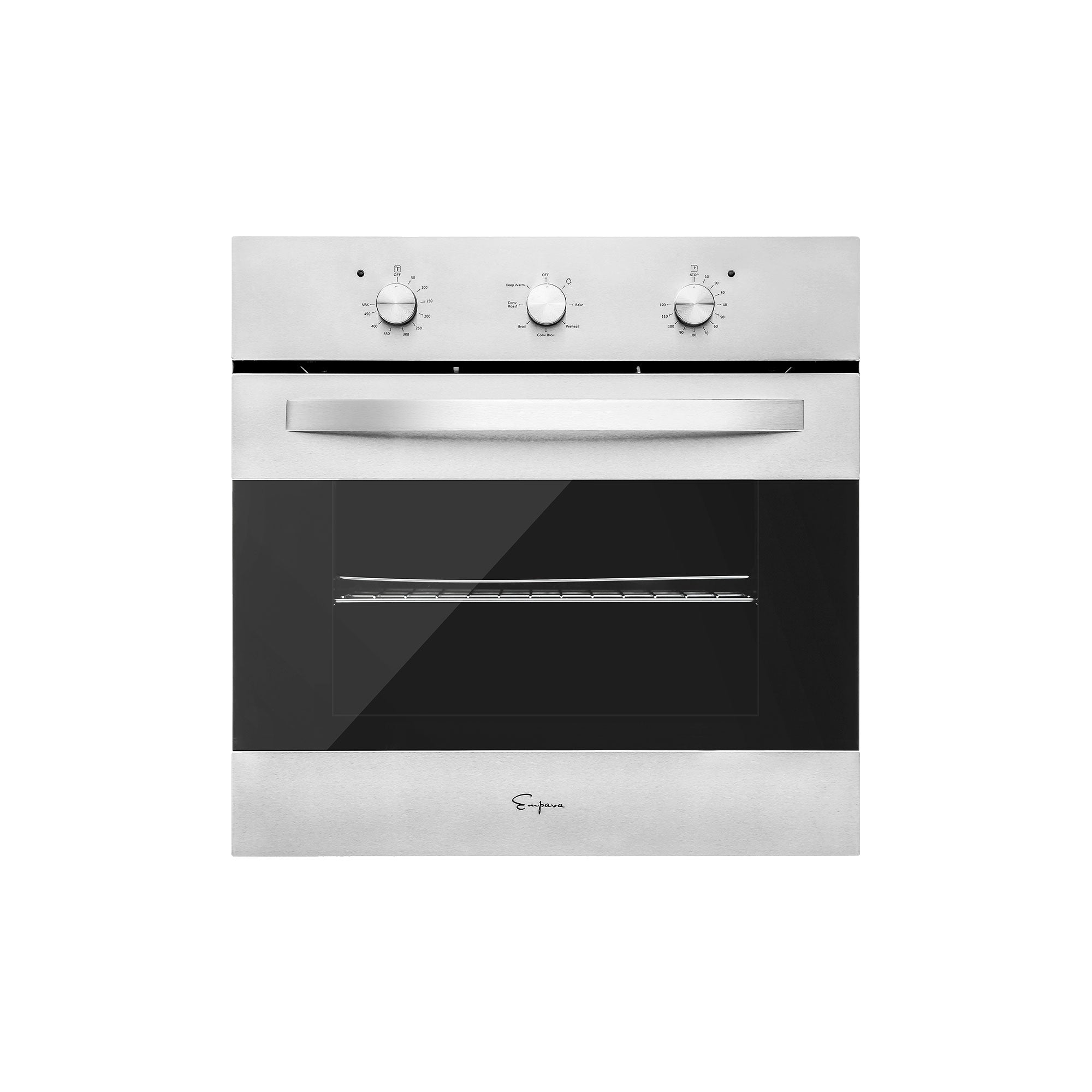 3 Pcs Kitchen Appliances Packages 24" Electric Oven & 30" Gas Cooktop