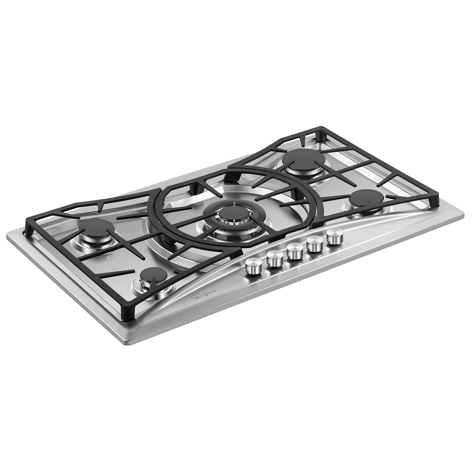 Empava 36 in. Built-In GAS Cooktop in Stainless Steel with 5 Sealed Burners