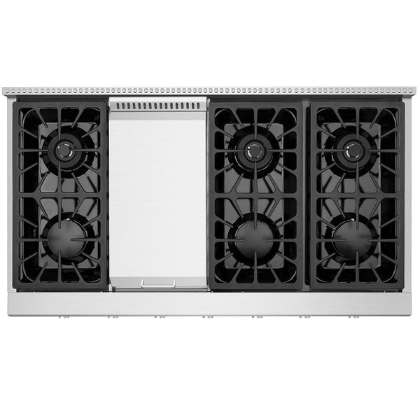 Empava 48GC32 Pro-style 48 In. Slide-in Gas Cooktops