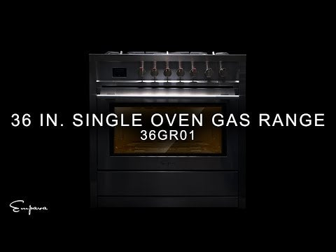 36 Inch Freestanding Range Gas Cooktop And Oven - EMPV-36GR01-8