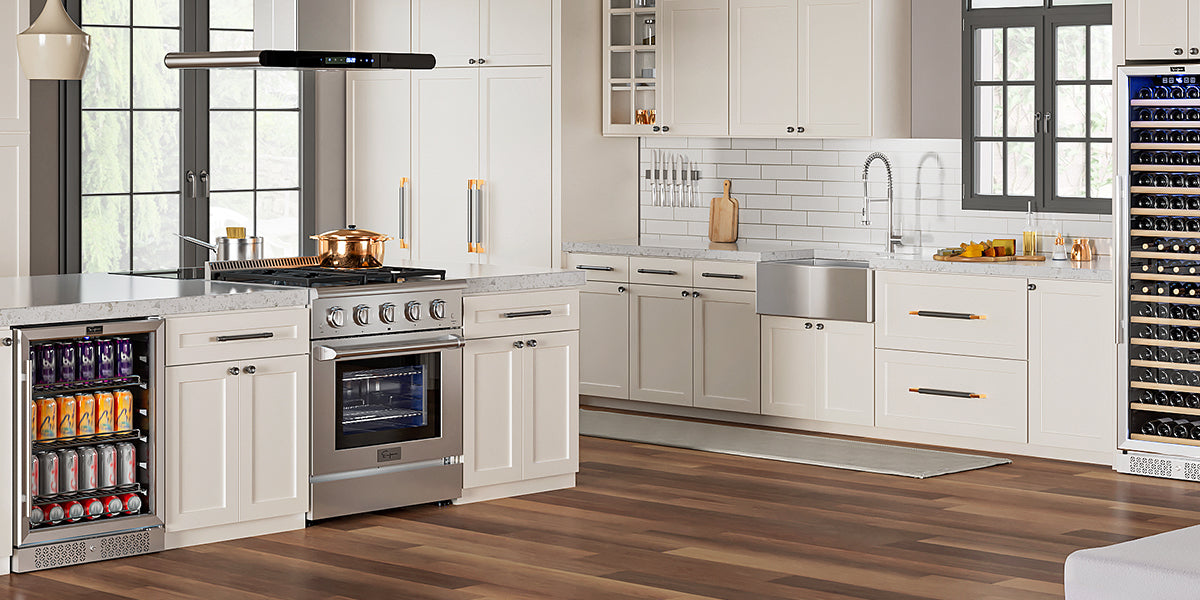 Slide in vs. Freestanding vs Drop in Ranges Empava® Empava Appliances