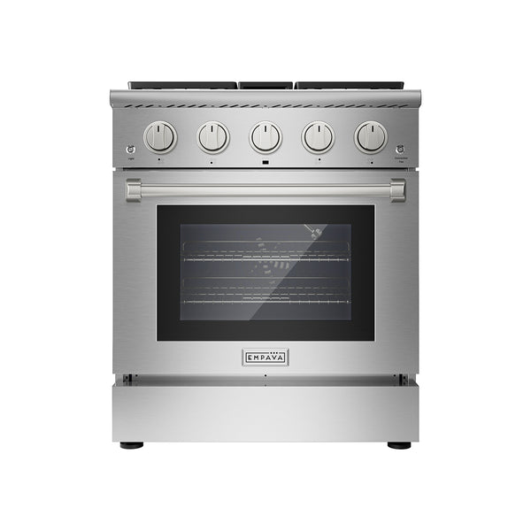 Empava 30GR03 30 Inch Freestanding Range Gas Cooktop And Oven