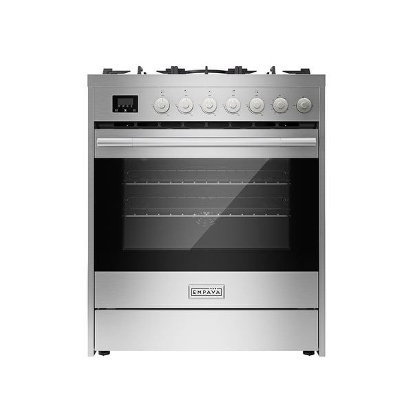 Empava 30GR06 30 Inch Freestanding Range Gas Cooktop And Oven