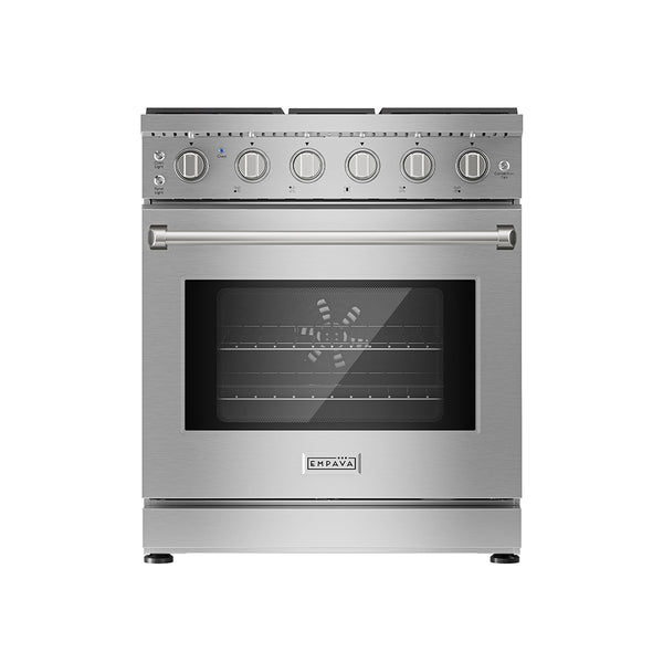 Empava 30GR10 30 In. Pro-Style Slide-in Single Oven Gas Range