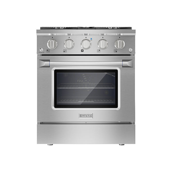 Empava 30GR07 30 in. Pro-Style Slide-In Single Oven Gas Range