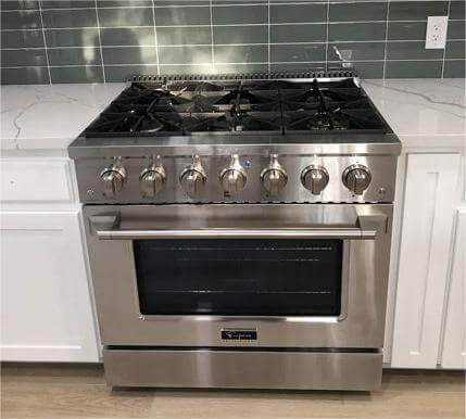 kitchen appliances gas range