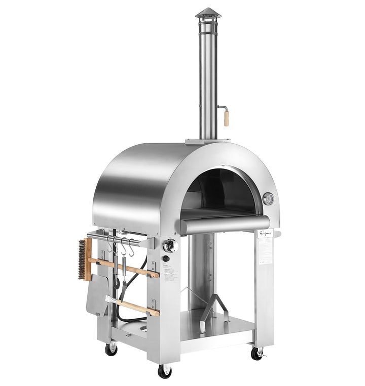 outdoor gas pizza oven-3