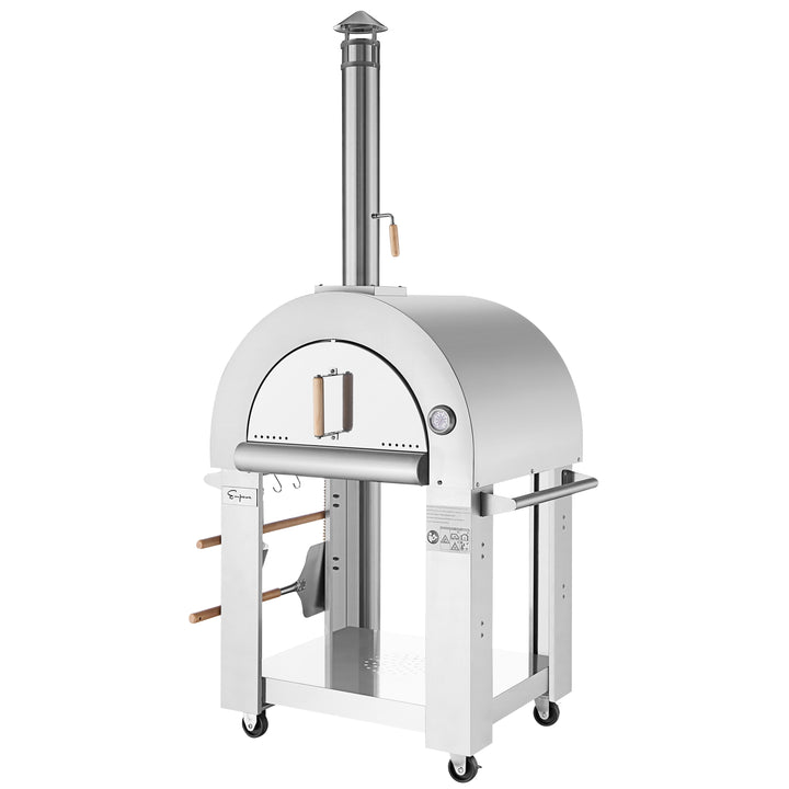 outdoor wood burning pizza oven-4