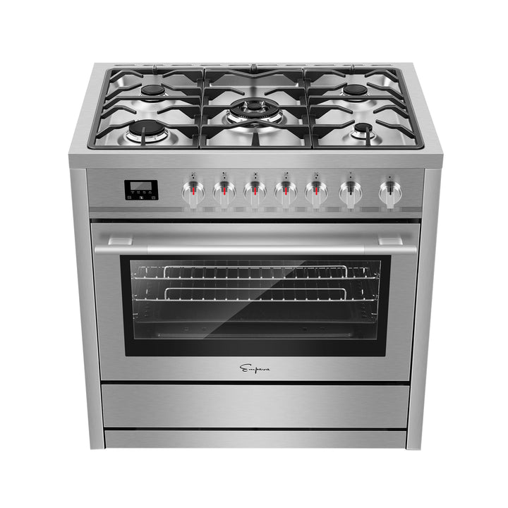 36 Inch Freestanding Range Gas Cooktop And Oven - EMPV-36GR01-3