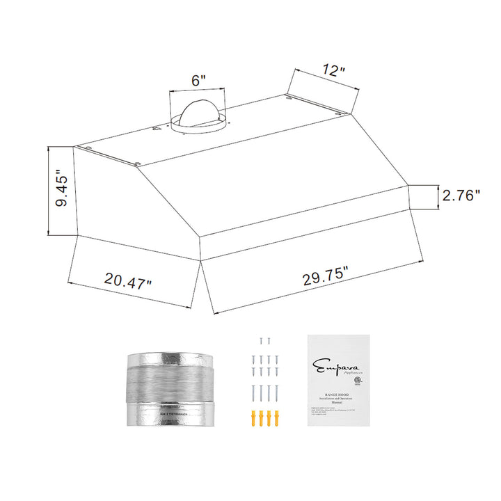 Ducted Under Cabinet Range Hood-9