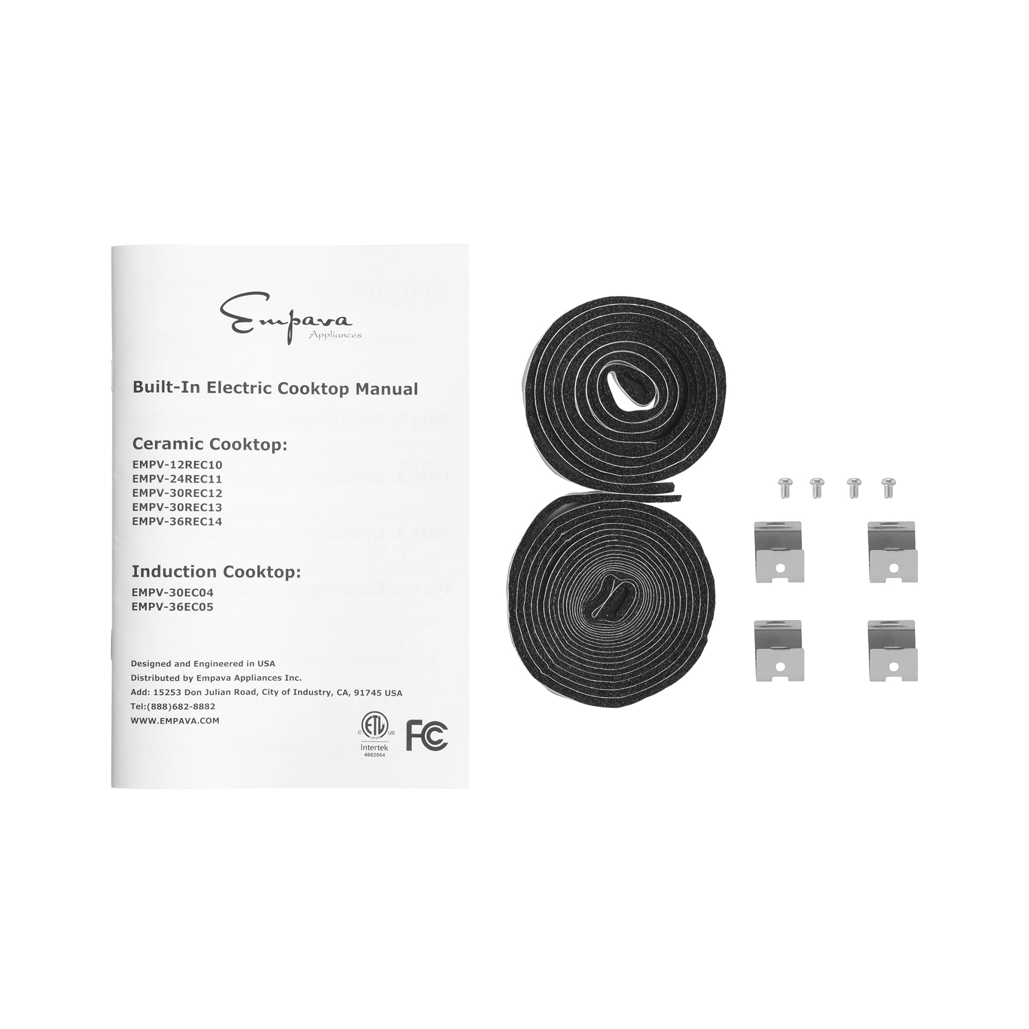 Order Empava 36 Inch Black Electric Stove Induction Cooktop EMPV36EC05