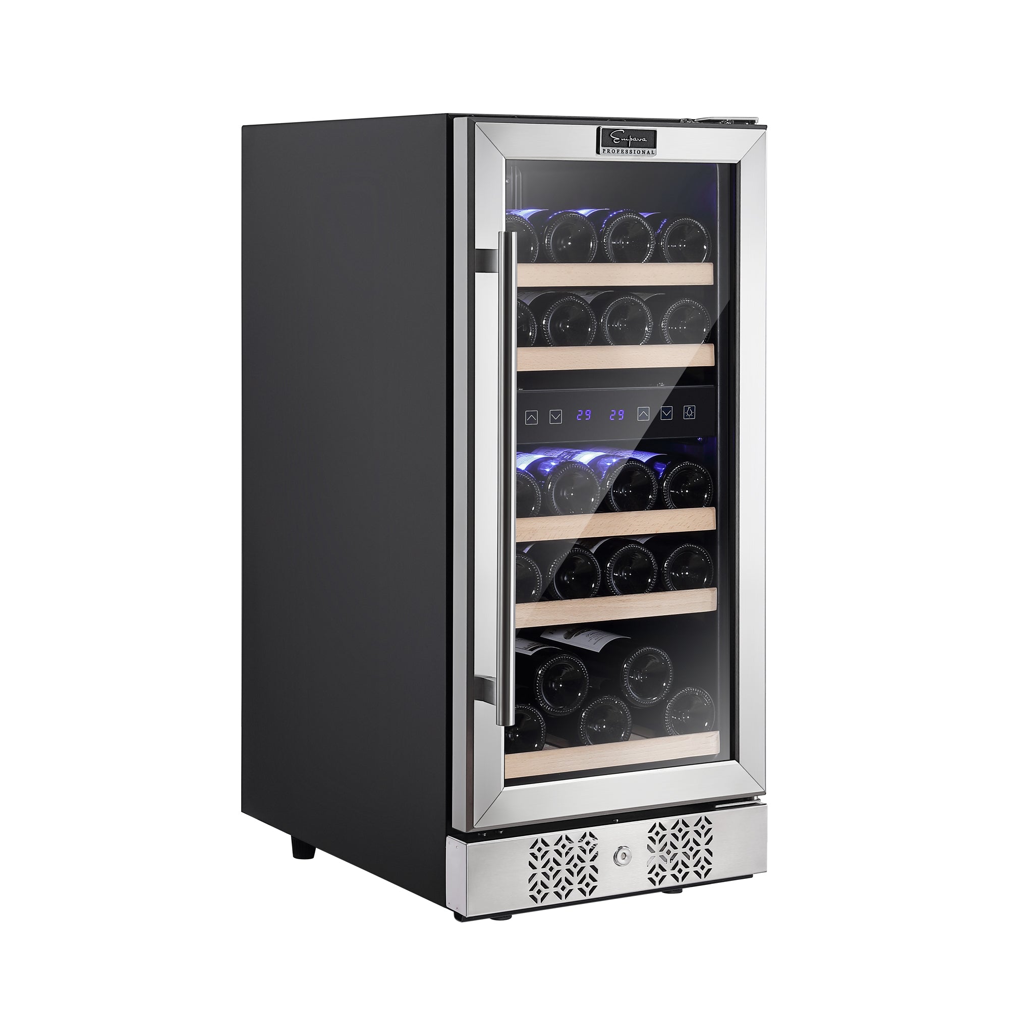 Top Rated Empava®Small Wine Cooler 15 Inch Dual Zone Empava